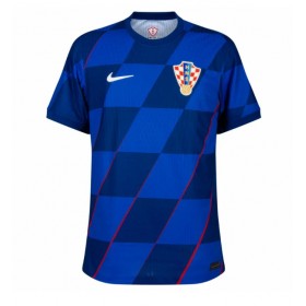 Herren Fußballbekleidung Kroatien Auswärtstrikot EM 2024 Kurzarm